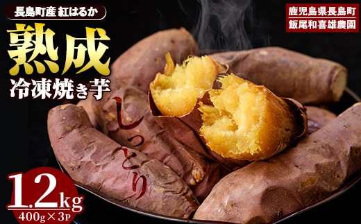 和喜雄さんといつみさんの冷凍焼き芋(約1.2kg) 焼き芋 冷凍 紅はるか 焼き芋 さつまいも 熟成 【飯尾和喜雄農園】 iio-7087