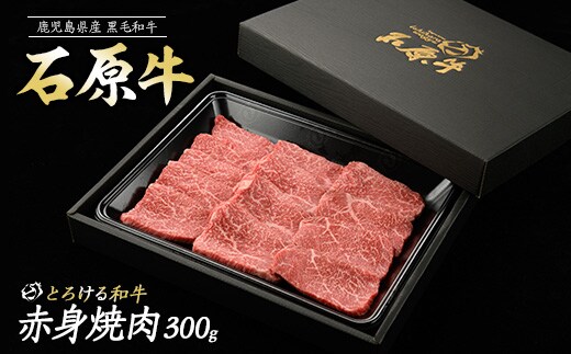石原牛の赤身焼肉セット(300g) 石原牛 赤身 焼肉用 国産 牛 ウシ 牛肉 焼肉 BBQ バーベキュー ビーフ 冷凍【石原PRO】ishihara-7088