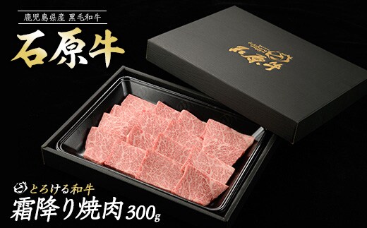 石原牛の霜降り焼肉セット(300g) 石原牛 焼肉用 霜降 国産 牛 ウシ 牛肉 焼肉 BBQ バーベキュー ビーフ 冷凍【石原PRO】ishihara-7093