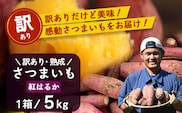 [訳あり品！]【先行予約・2025年11月下旬より順次発送】鹿児島県産 熟成 紅はるか 5kg (1箱 ) Sサイズ (おすそ分け袋／美味しい焼き芋の焼き方 説明書付き） | さつまいも サツマイモ 焼き芋 べにはるか おやつ 煮物 芋ごはん 味噌汁 鹿児島県 南大隅町 株式会社フォレスト 訳あり（AX72217）