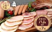 【お歳暮】花の木農場 クラフトハムセット 全7種（冷蔵） HK-3-os｜ハム ベーコン ウインナー フランクフルト ソーセージ 詰め合わせ セット クラフトハム 晩酌 おつまみ ギフト 国産 農福連携 鹿児島県 南大隅町 第2花の木ファーム お歳暮