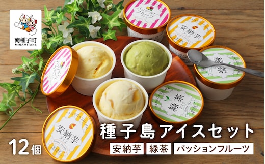 種子島アイスセット12個【乳化剤・安定剤不使用】