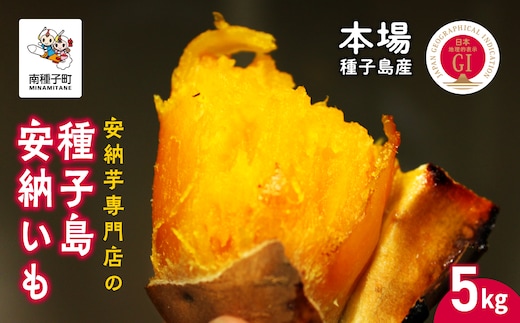 【先行予約】天然スイーツ 種子島安納いも SMLミックスサイズをたっぷり5kg