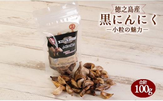 徳之島産 黒にんにく 100g ニンニク 小粒の魅力 小粒 にんにく 薬味 完熟肥料 国産 BE-1-N