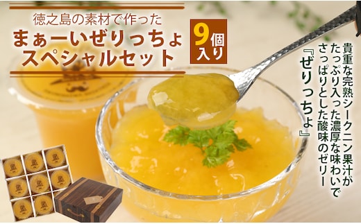 徳之島の素材で作った～まぁーいぜりっちょセットスペシャル～ 120ml×9個 合計1.8L ぜりっちょ 果汁入りゼリー シークニン ゼリー おやつ スイーツ 国産 九州産 W-9-N