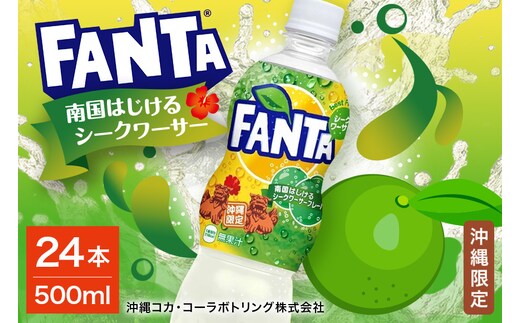 【沖縄限定販売！】ファンタ シークワーサー 500ml×24本