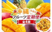 【定期便全4回】沖縄 フルーツ 定期便 4回 パッションフルーツ 沖縄産パイナップル パイン マンゴー キーツマンゴー フルーツ定期便 果物 パイナップル 沖縄マンゴー 沖縄 夏 旬 フルーツ くだもの 定期便 沖縄県 糸満市 【 先行予約 2026年 発送 】 178-6