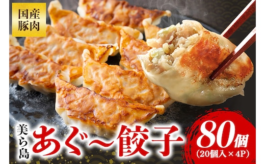 美ら島あぐー餃子80個セット（20個入×4パック）