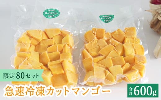 急速冷凍カットマンゴー キーツ300g×２（限定80セット）【沖縄県今帰仁村産】