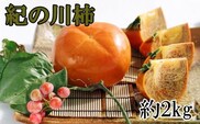 【希少】紀の川柿約2kg（種無し・黒あま柿）秀選品※2022年10月中旬から順次発送
